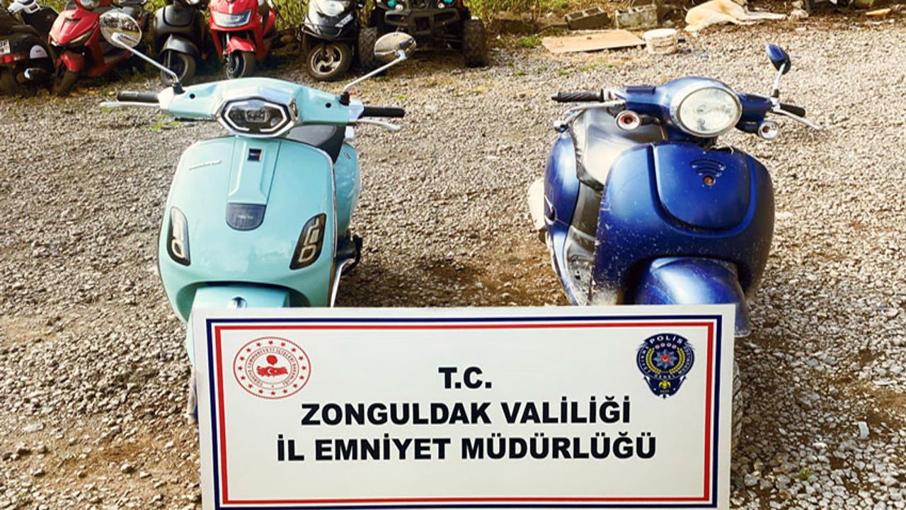 Kdz. Ereğli'de, motosiklet hırsızı tutuklandı!