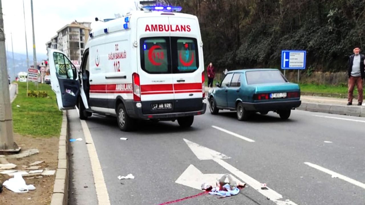 Kdz. Ereğli'de trafik kazası: 1 ağır yaralı!