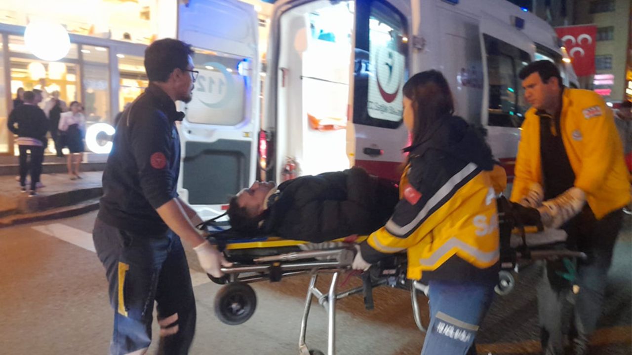 Ereğli'de, otomobil ile motosiklet çarpıştı: 1 yaralı!