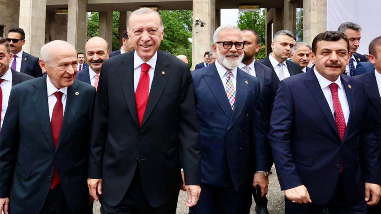 Erdoğan'ı karşılayanlar arasında Avcı da yer aldı