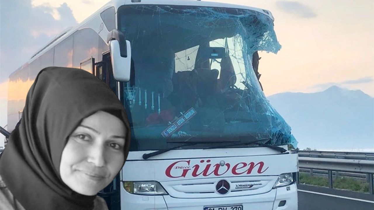 Tır, otobüs ile çarpıştı; Zonguldaklı kadın öldü!
