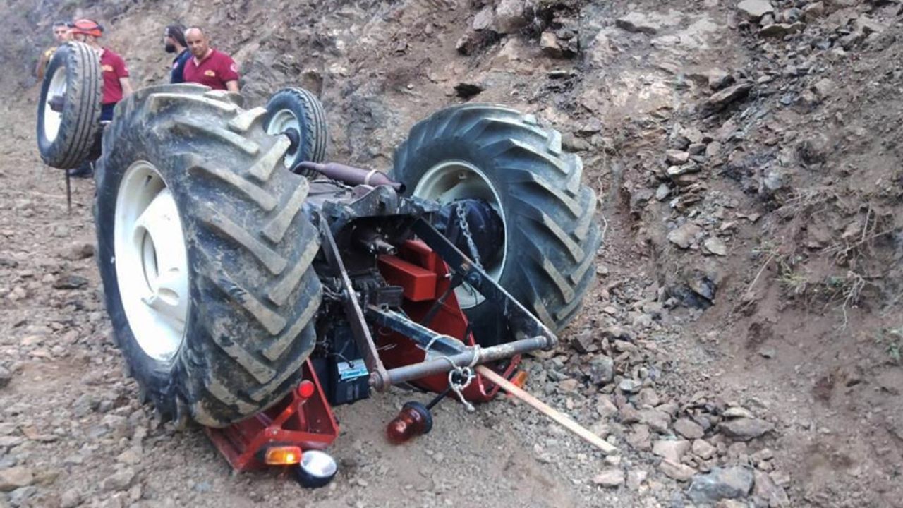 Devrek'te traktör kazası: 1 ölü!