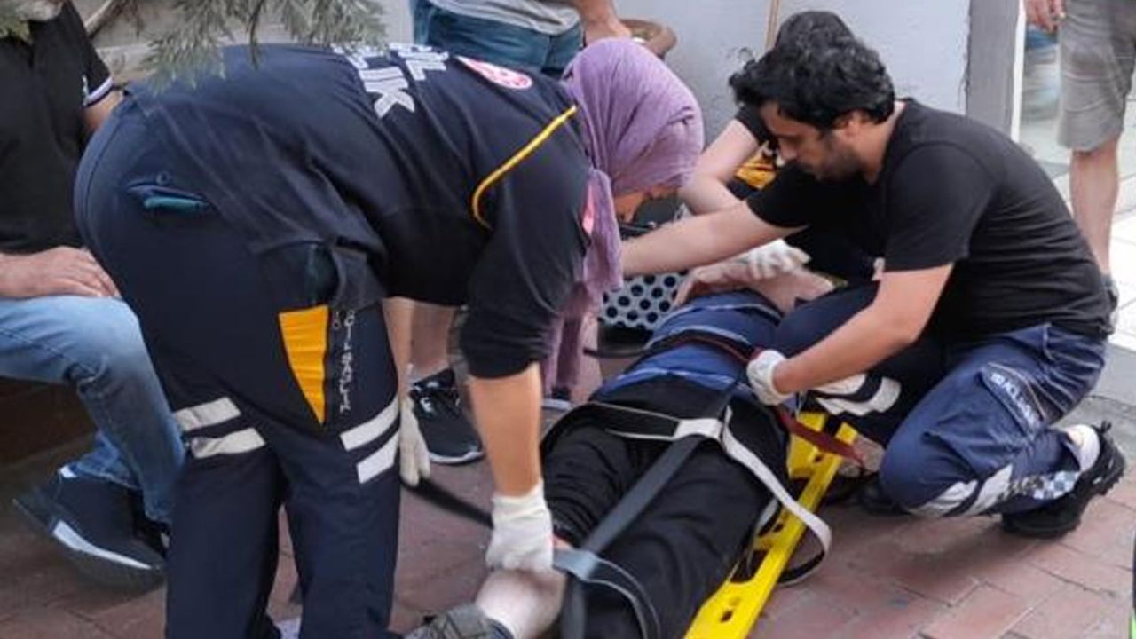 Kdz. Ereğli'de, motosikletin çarptığı yaya yaralandı