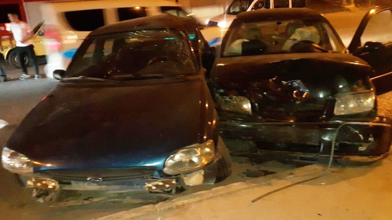 Alkollü sürücünün karıştığı kazada 2 kişi yaralandı!