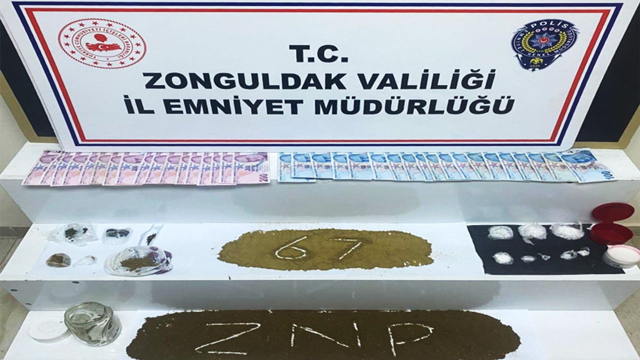 Zonguldak’ta, uyuşturucu tacirleri tutuklandı