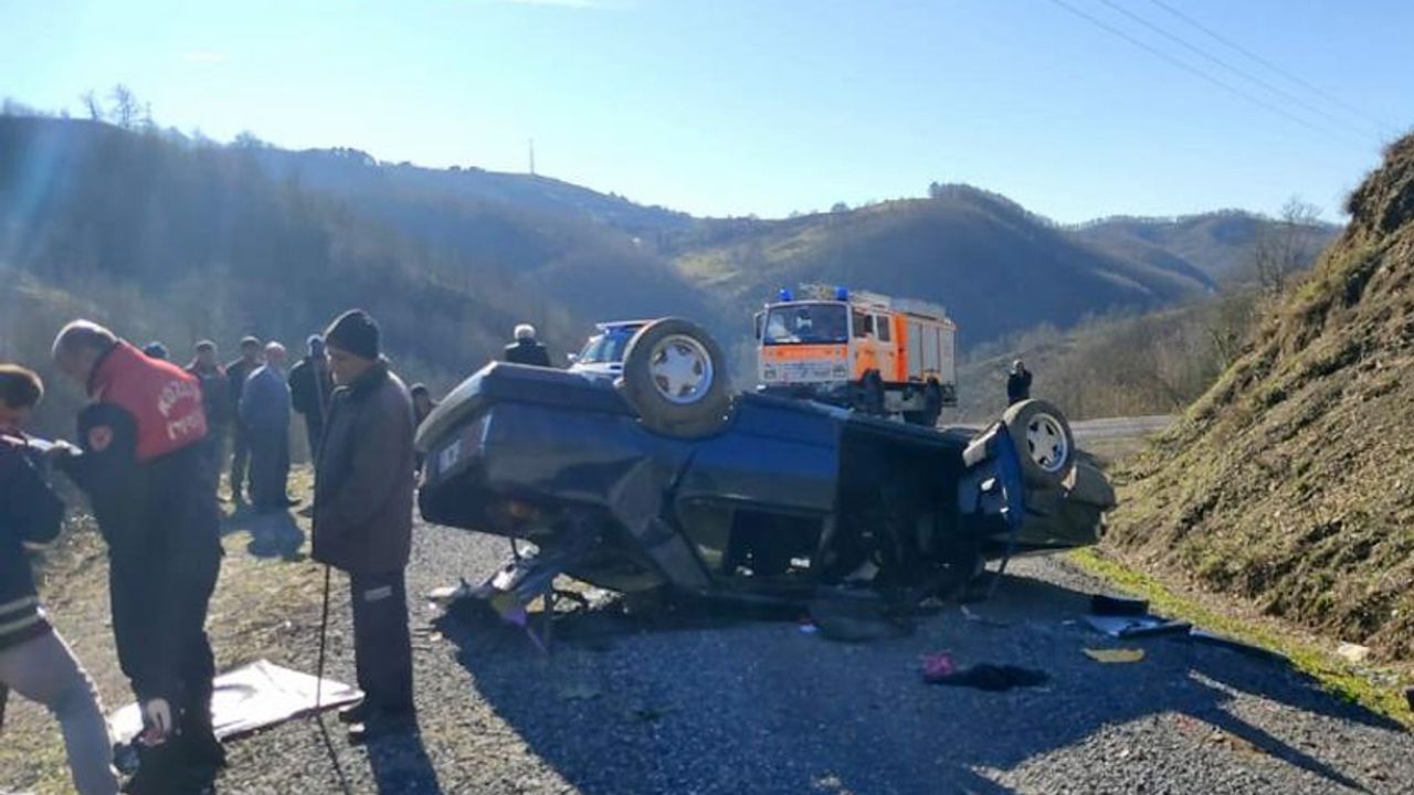 Kozlu'da feci kaza: 1 ölü, 2 yaralı!