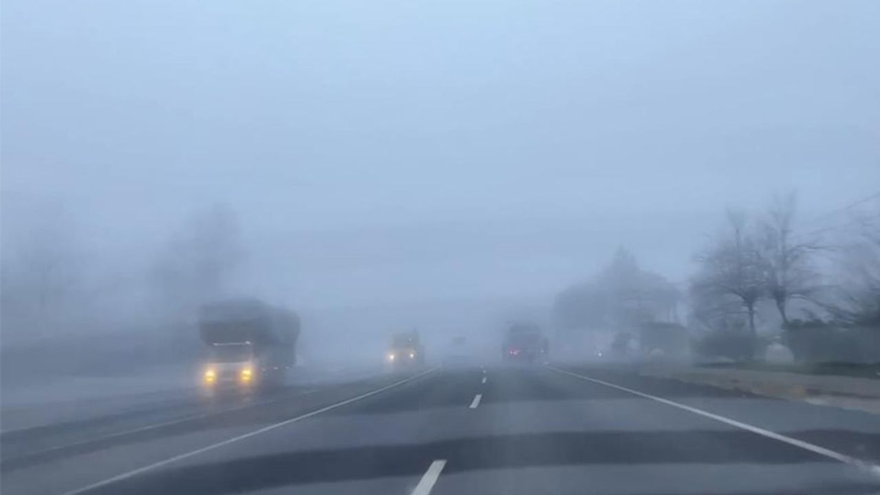 Zonguldak’ta, sis etkili oldu