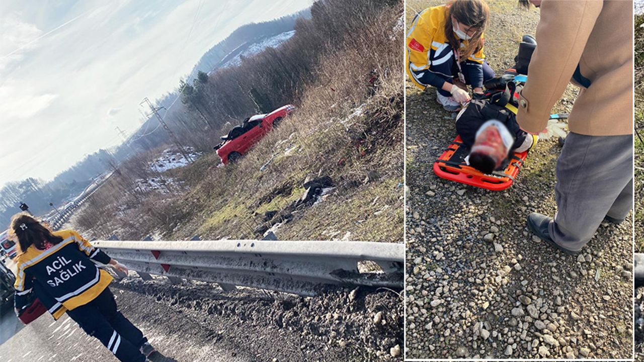Ereğli-Zonguldak yolunda kaza: 1 yaralı!