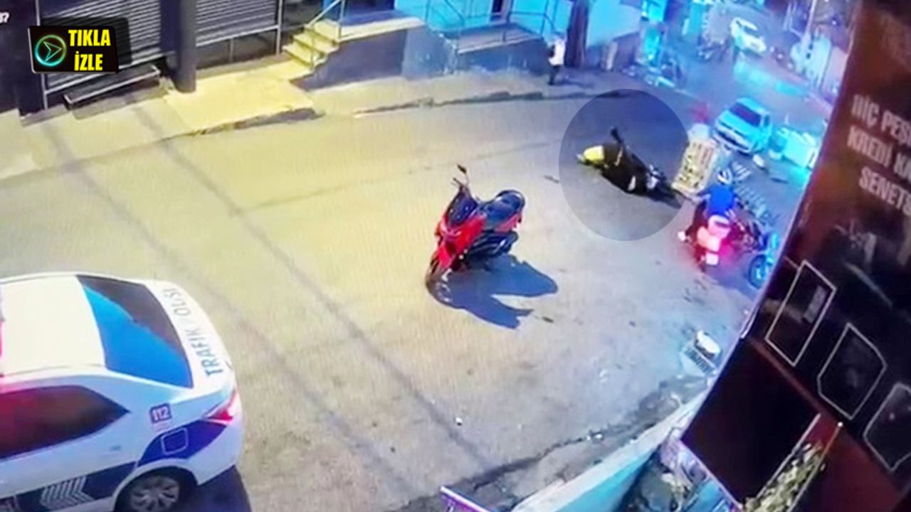 Ereğli'de, ehliyetsiz motosikletli polisi ezdi!