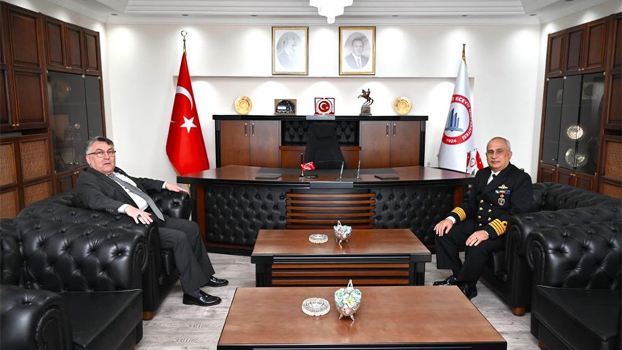 Albay Öztürk, Rektör Özölçer’i ziyaret etti