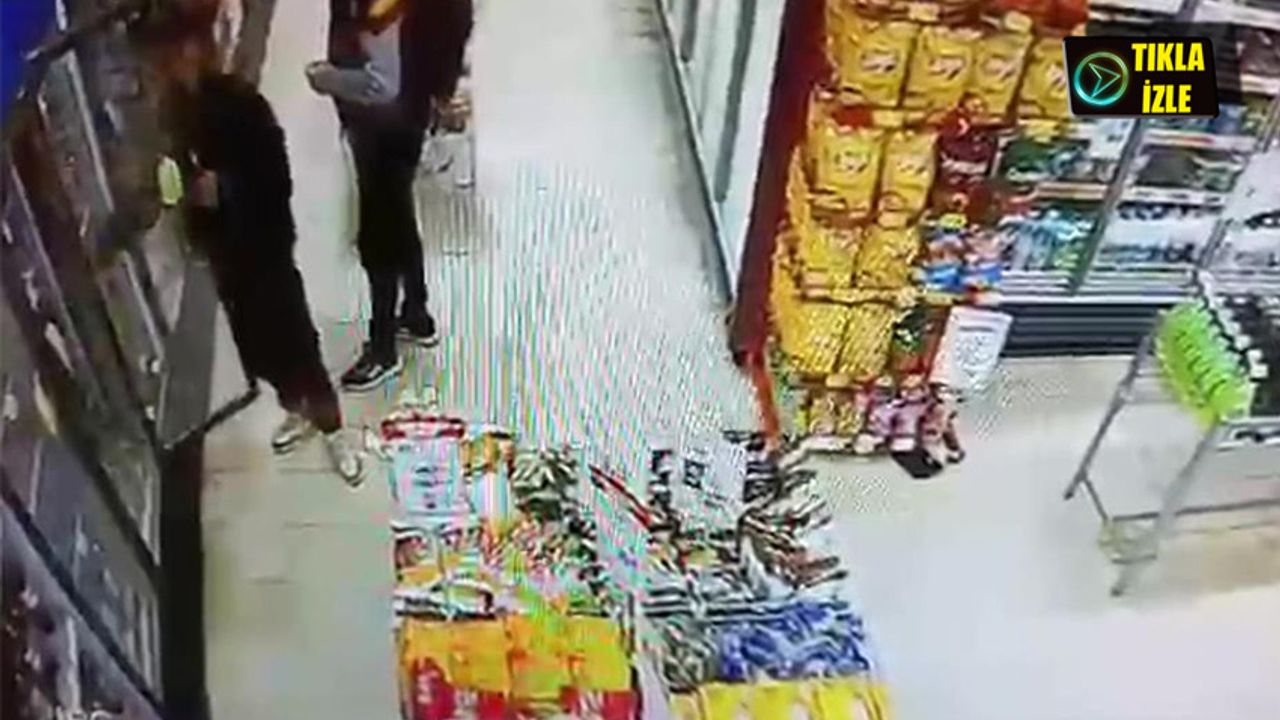 Ereğli'de, zincir marketten hırsızlık!