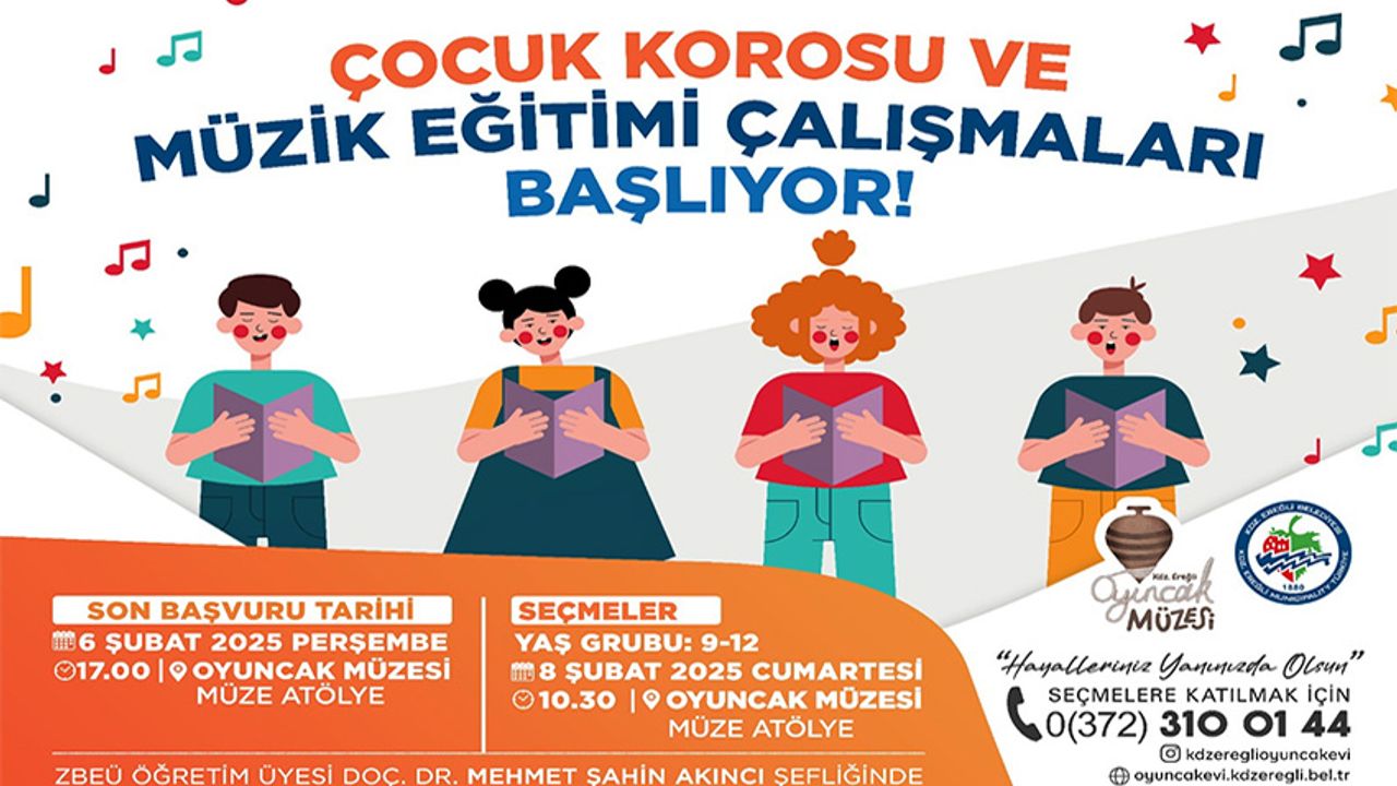 Kdz. Ereğli'de, çocuk korosu kurulacak