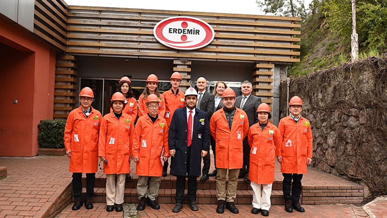 Dünya çelik sektörünün temsilcileri Erdemir’de