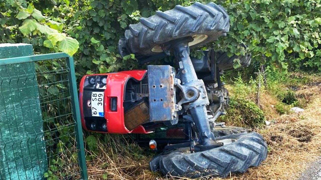 Alaplı’da yaşandı: Sürücü, son anda kurtuldu!