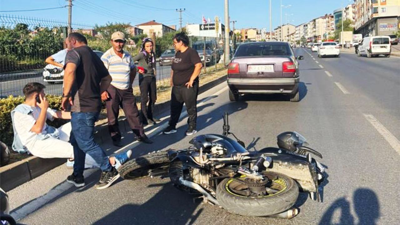 Ereğli’de motosiklet kazası: 1 yaralı!