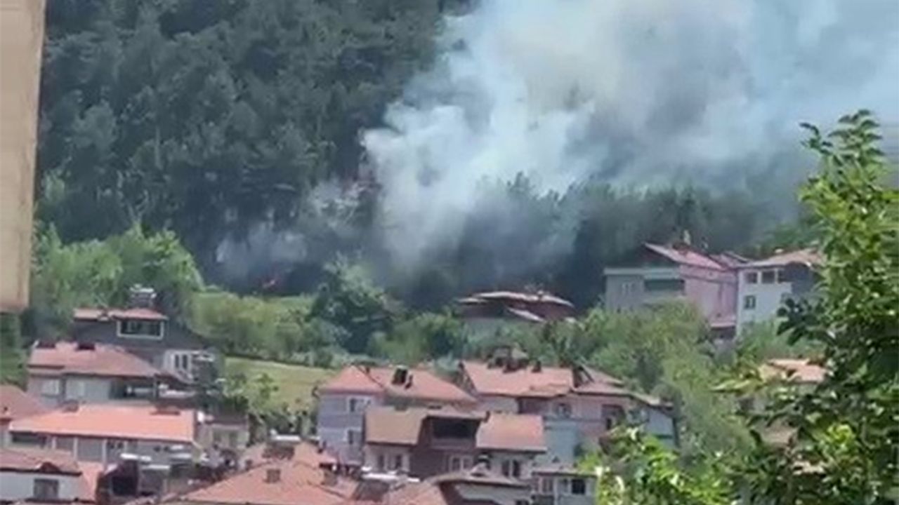 Örtü yangını, büyümeden söndürüldü