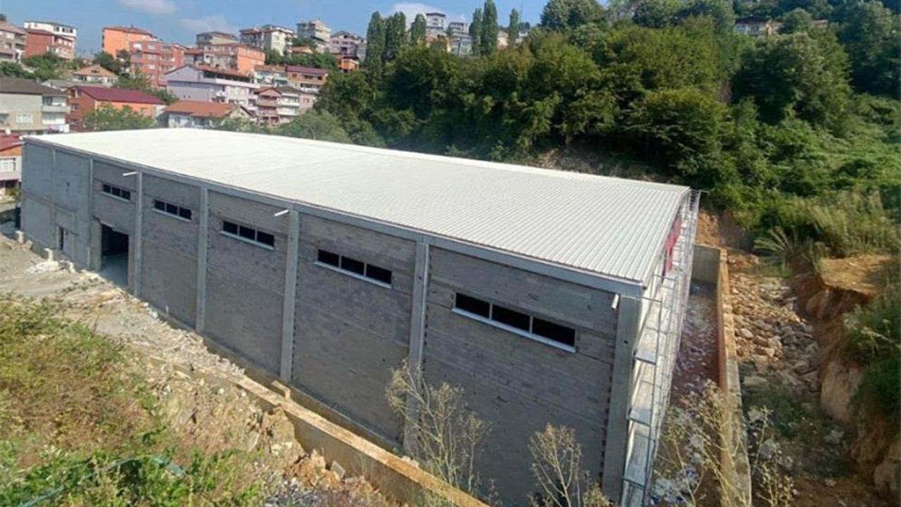 Spor salonu inşaatında sona gelindi