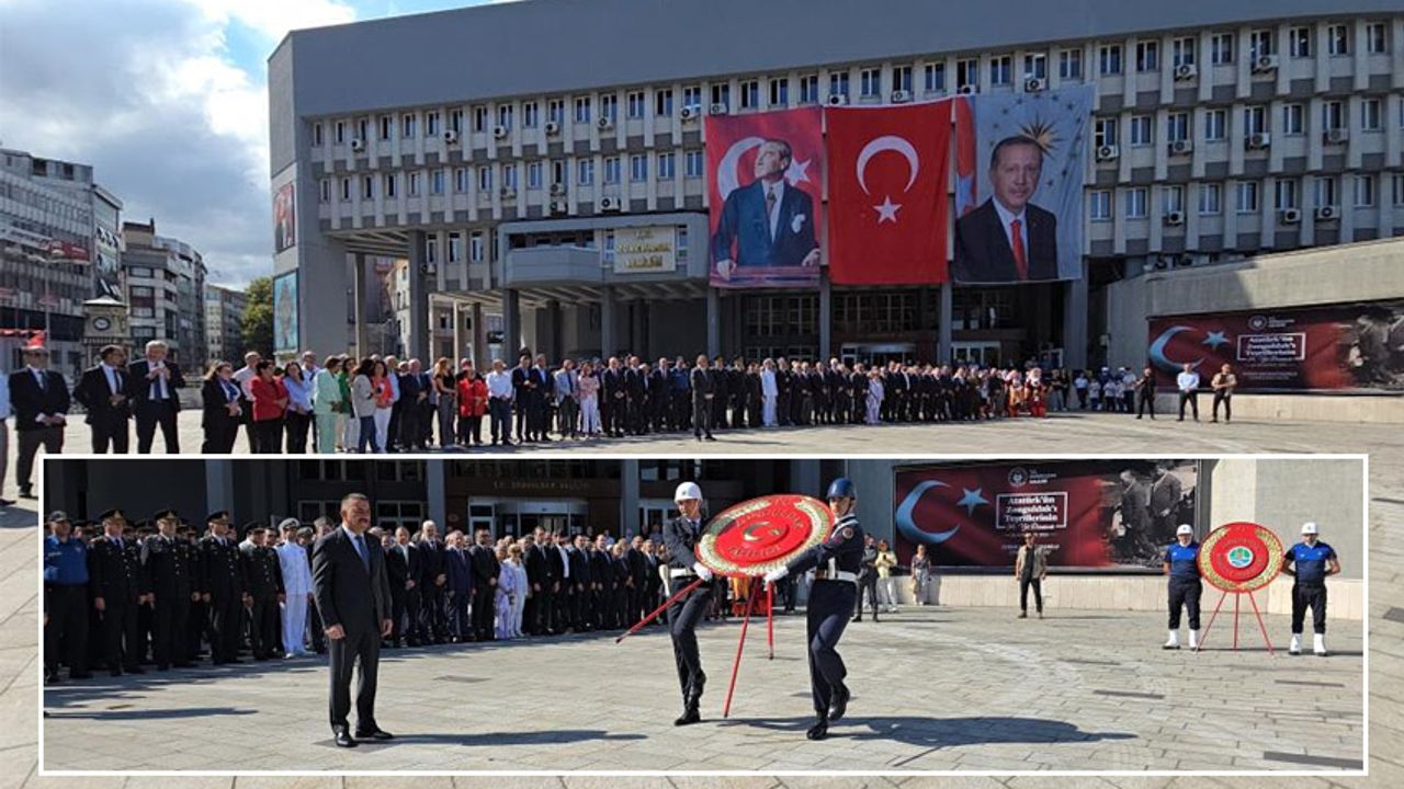 Atatürk’ün Zonguldak’a gelişi törenle kutlandı