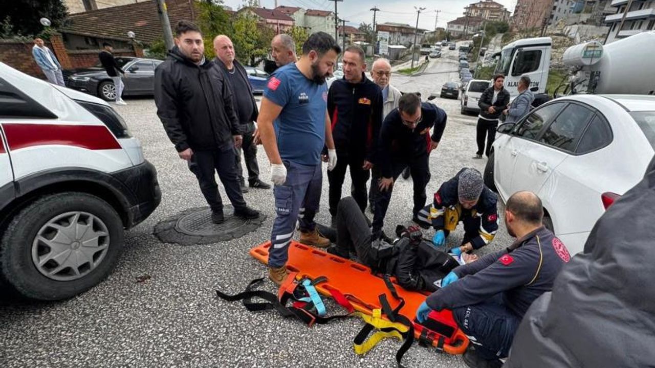 Alaplı’da motosiklet kazası: 1 yaralı!
