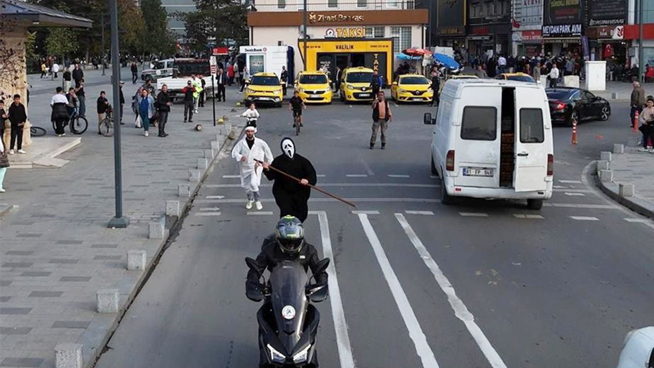 Hızlı giden motosikleti kovaladılar!