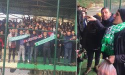 "Hoş geldiniz" diyerek, mandalina ikram ettiler
