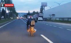 Kendisinin ve trafiktekilerin canını hiçe saydı!