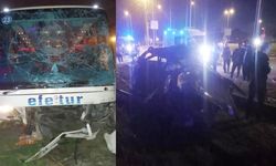 Çaycuma'da, otobüsü ile otomobil çarpıştı: 2 ölü!