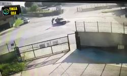 Havada metrelerce takla attı! O anlar kameraya yansıdı