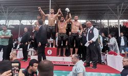 Alaplılı pehlivan, Antalya'da şampiyon oldu