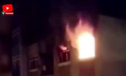 Annesinin evini ateşe verdi!