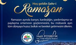 Başkan Posbıyık'tan 'Ramazan' mesajı