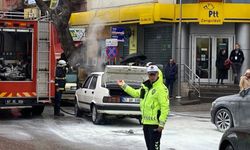 Seyir halinde iken yanmaya başladı!