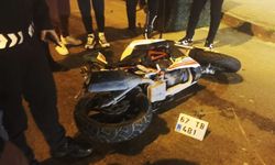 Ereğli'de motosiklet kazası: 2 genç yaralandı!