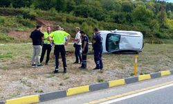 Zonguldak-Ereğli yolunda kaza: 1 yaralı!