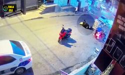 Ereğli'de, ehliyetsiz motosikletli polisi ezdi!