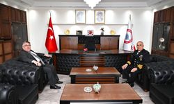 Albay Öztürk, Rektör Özölçer’i ziyaret etti
