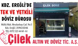 KDZ. EREĞLİ'DE TEK VE YETKİLİ DÖVİZ BÜROSU