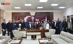 Sporcu ailelerinden Posbıyık'a 'teşekkür' ziyareti