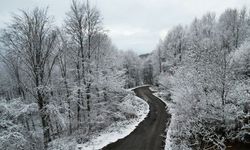 Beklenen kar, kendini gösterdi