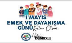Posbıyık, emekçileri kutladı