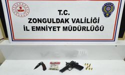 Zonguldak’ta, ruhsatsız silah ve uyuşturucu ele geçirildi!