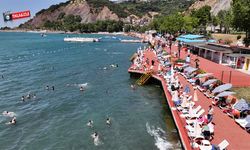 Belediye plajlarına yoğun ilgi