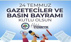 Posbıyık, Basın Bayramı'nı kutladı