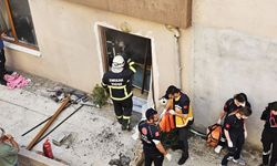Apartmanda patlama sonrası yangın çıktı!