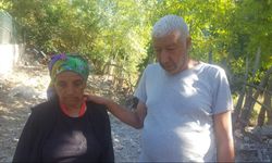 Evleri yıkılan aile, sokakta kaldı