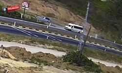 Ereğli'de, kaza anı kameraya yansıdı