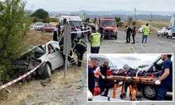 Hafriyat kamyonuyla otomobil çarpıştı: 1 ölü!