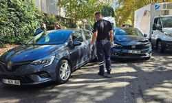 Önündeki otomobile çarpan sürücü, yaralandı!