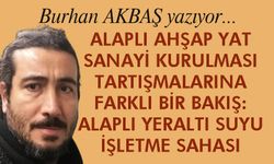 ALAPLI AHŞAP YAT SANAYİ KURULMASI TARTIŞMALARINA FARKLI BİR BAKIŞ: ALAPLI YERALTI SUYU İŞLETME SAHASI