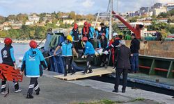 Zonguldak’ta, gemi kazası tatbikatı düzenlendi